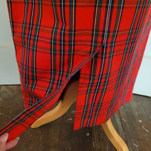 Ralph Lauren tartan plaid midi skirt - Picture 6 of 7